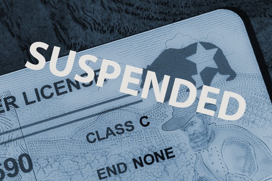 License suspensded