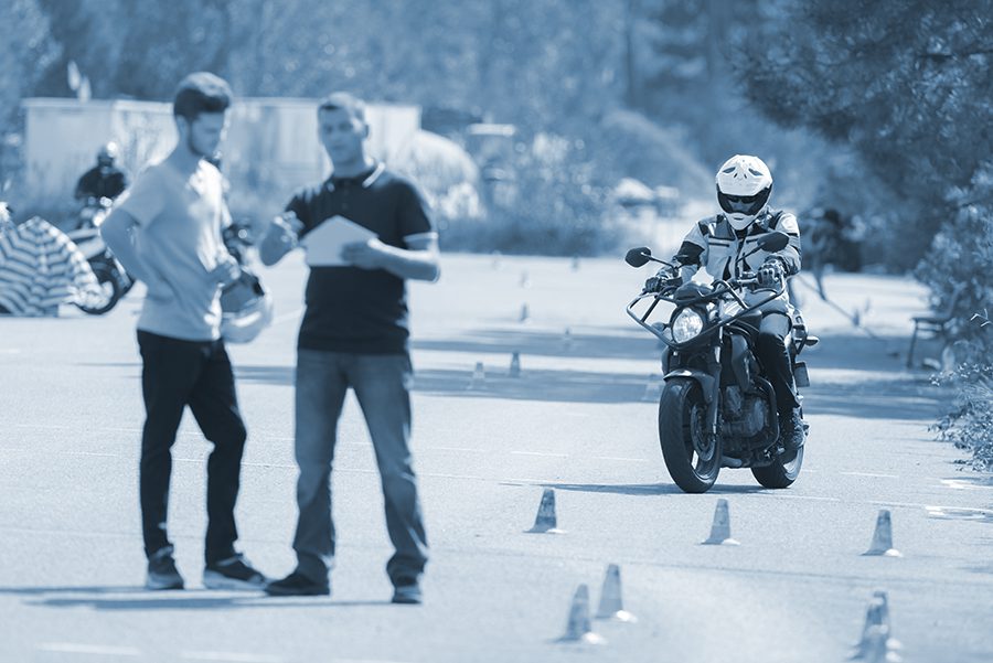 Motorcycle training course